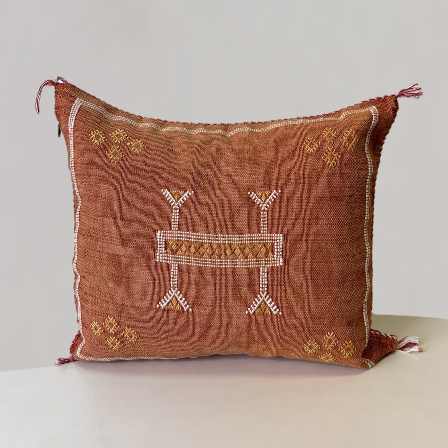 כרית סברה כתומה חמרה