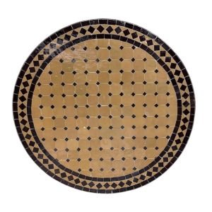 שולחן פסיפס מרוקאי - קוטר 80 ס״מ