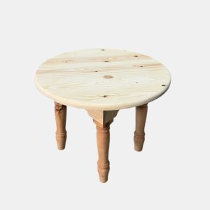 שולחן צד עץ מגולף