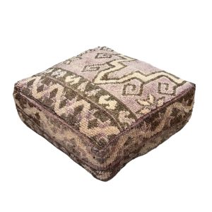 פוף צמר מרוקאי סגלגל