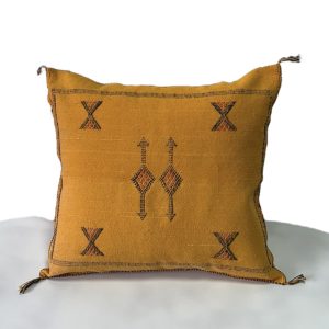 כרית סברה - צהוב וינטג'