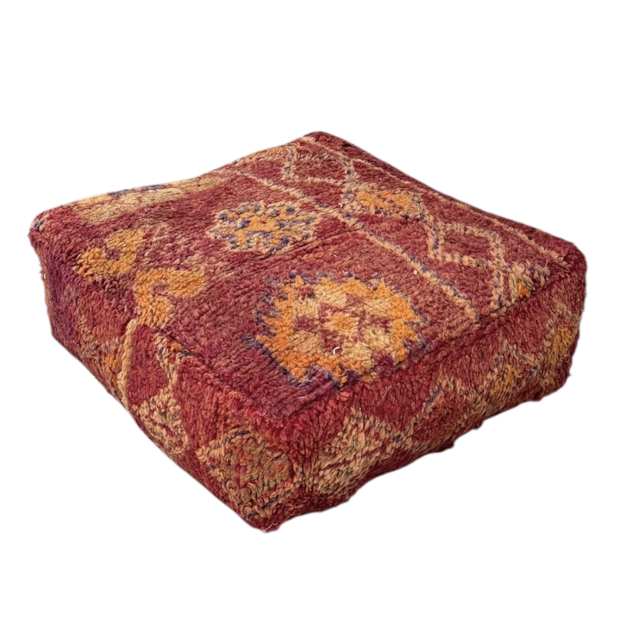 פוף צמר מרוקאי אתני