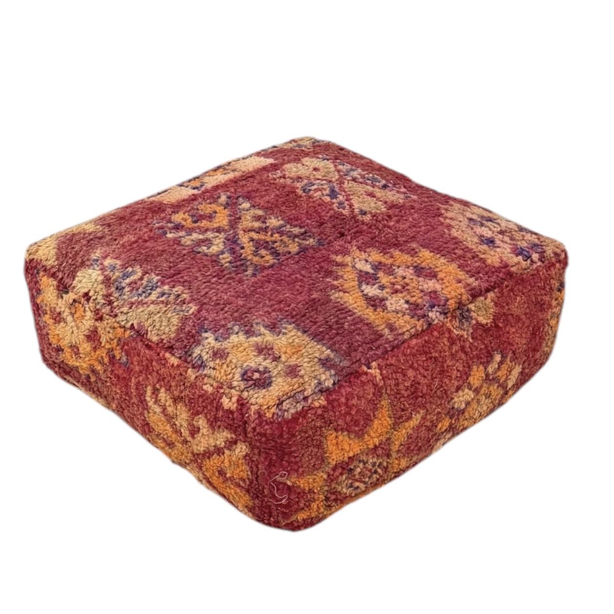 פוף צמר מרוקאי אתני