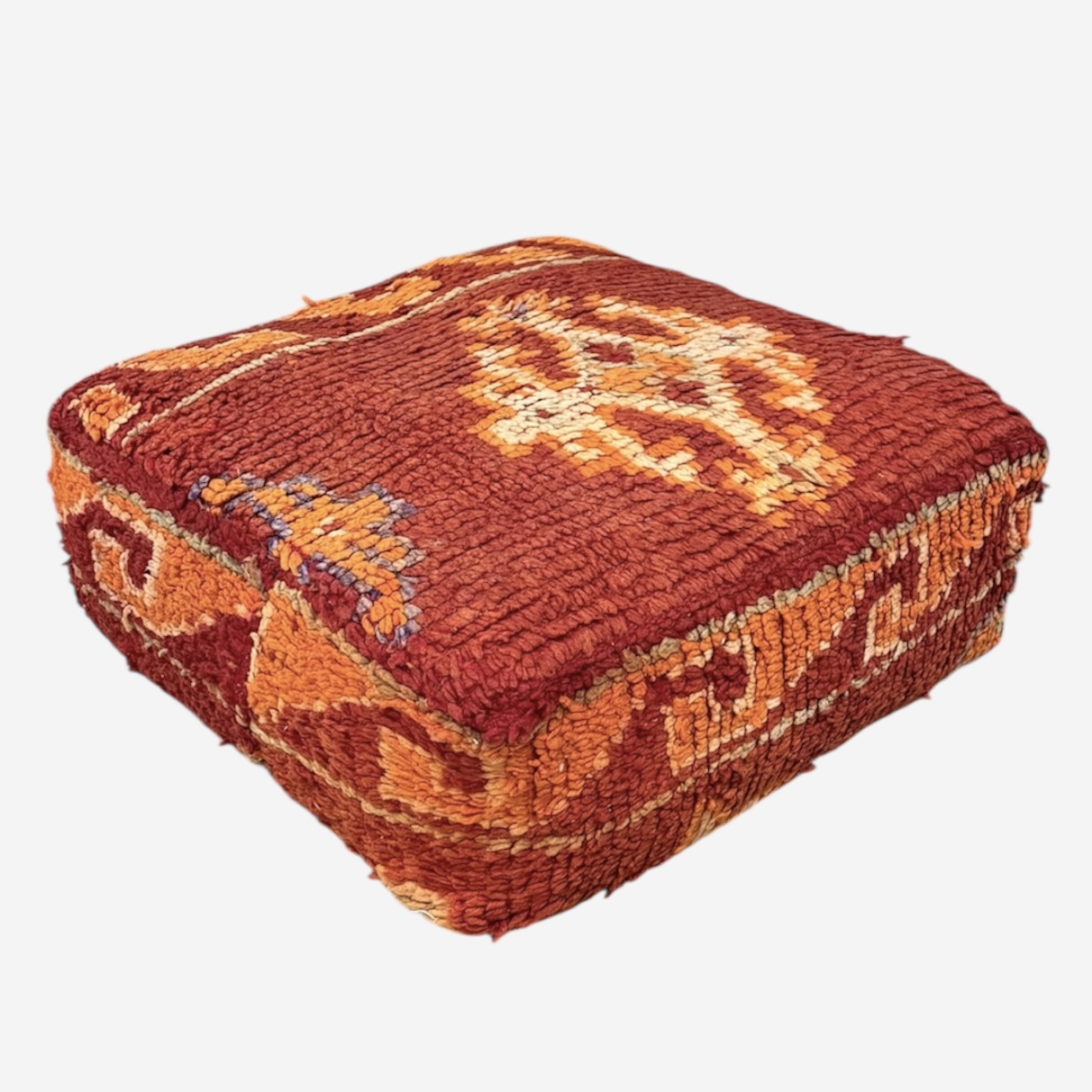 פוף צמר מרוקאי אתני