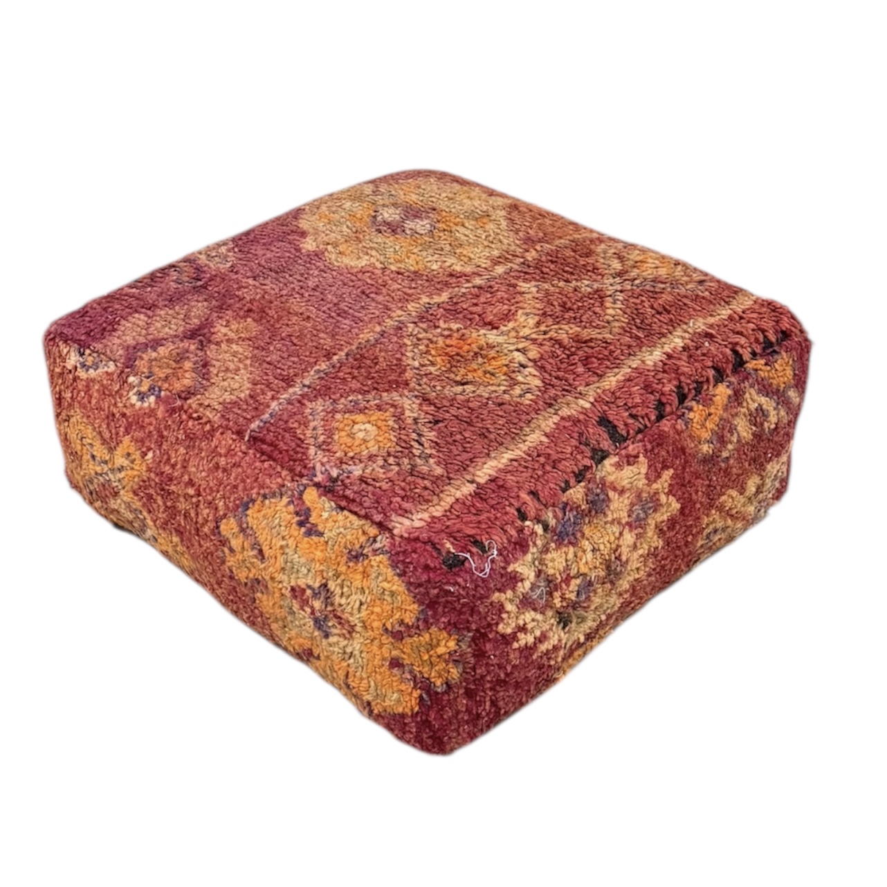 פוף צמר מרוקאי