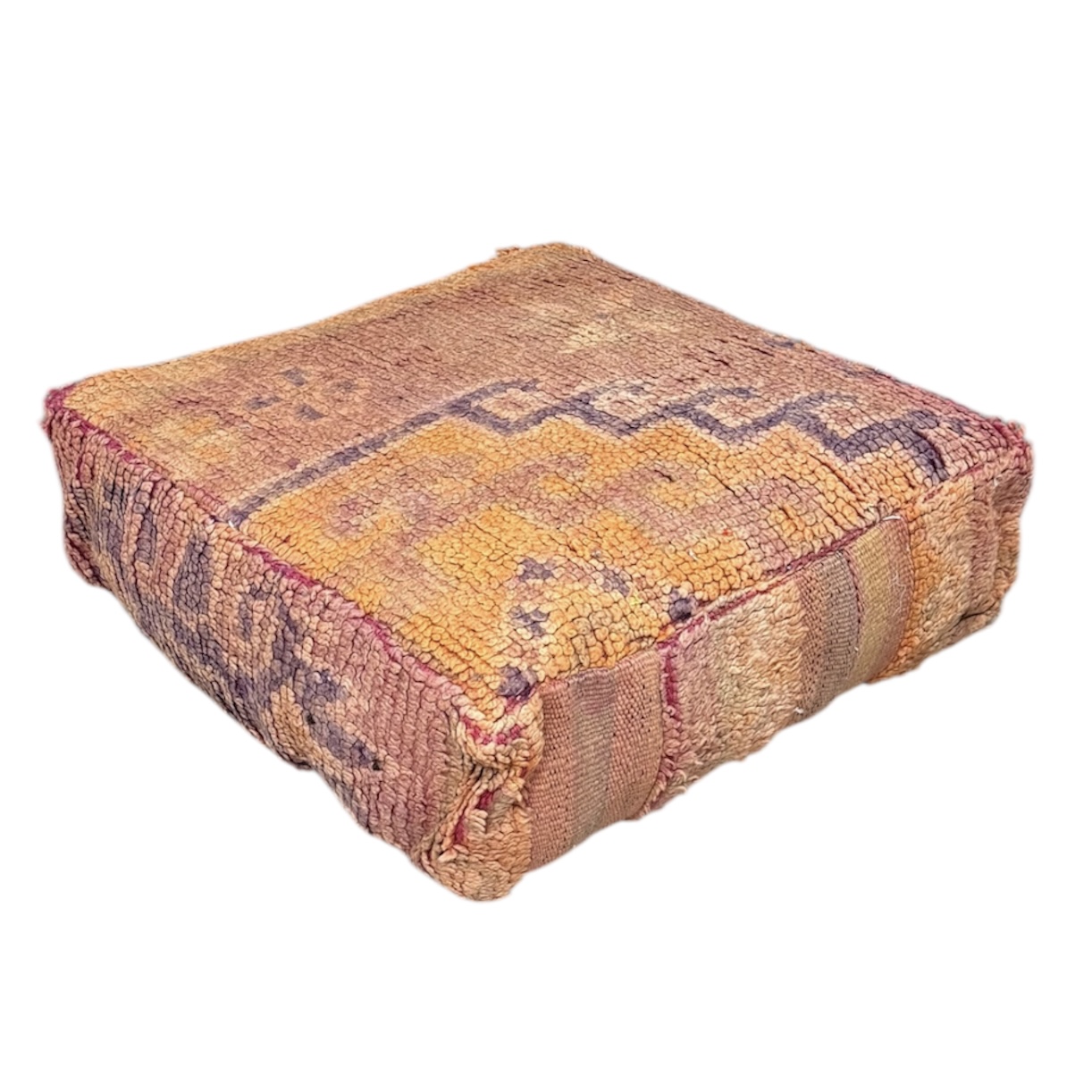 פוף צמר מרוקאי אותנטי