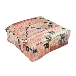 פוף צמר מרוקאי צבעוני