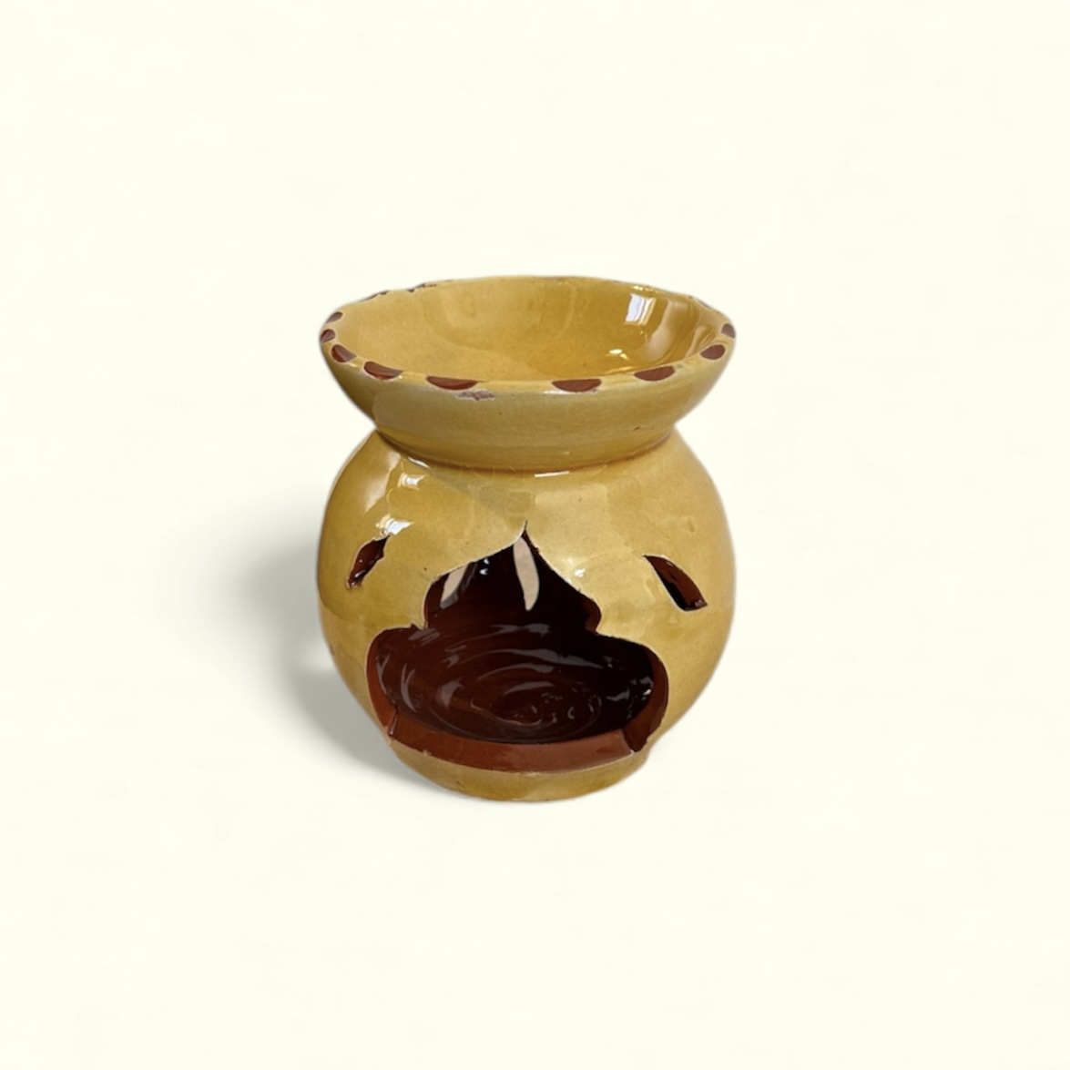 מבער שמן מרוקאי - צהוב