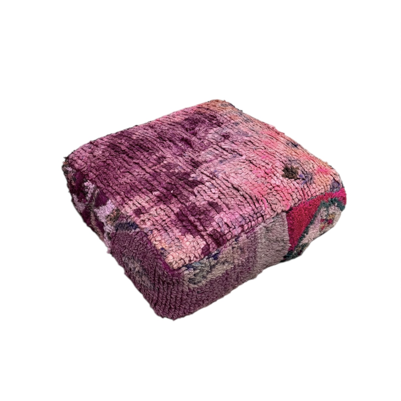 פוף צמר מרוקאי סגלגל