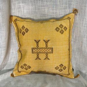 כרית סברה צהוב עתיק