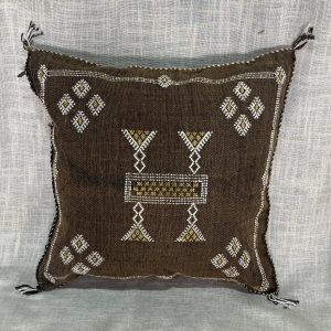 כרית סברה - חום צהוב